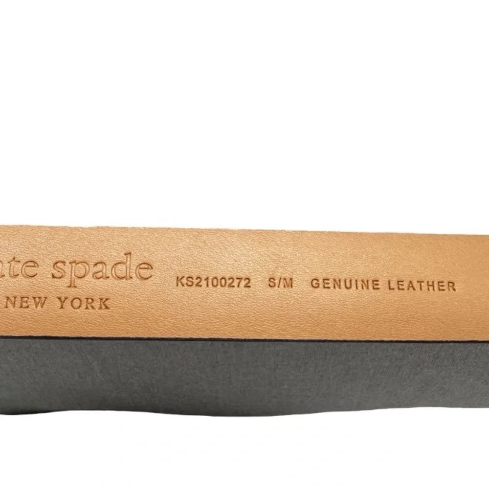 Kate Spade Belted Wallet – Black Leather with Silver Zipper - Picture 5 of 5